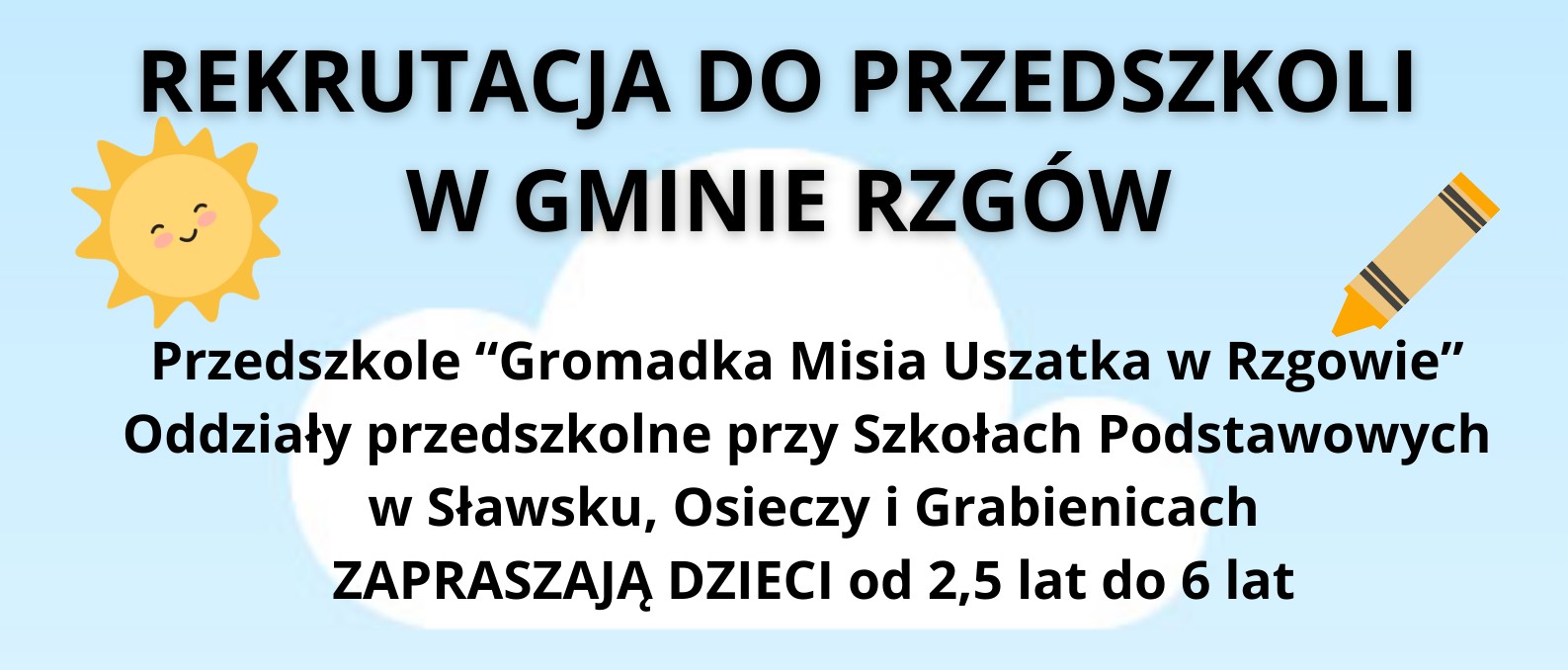 Rekrutacja do przedszkoli